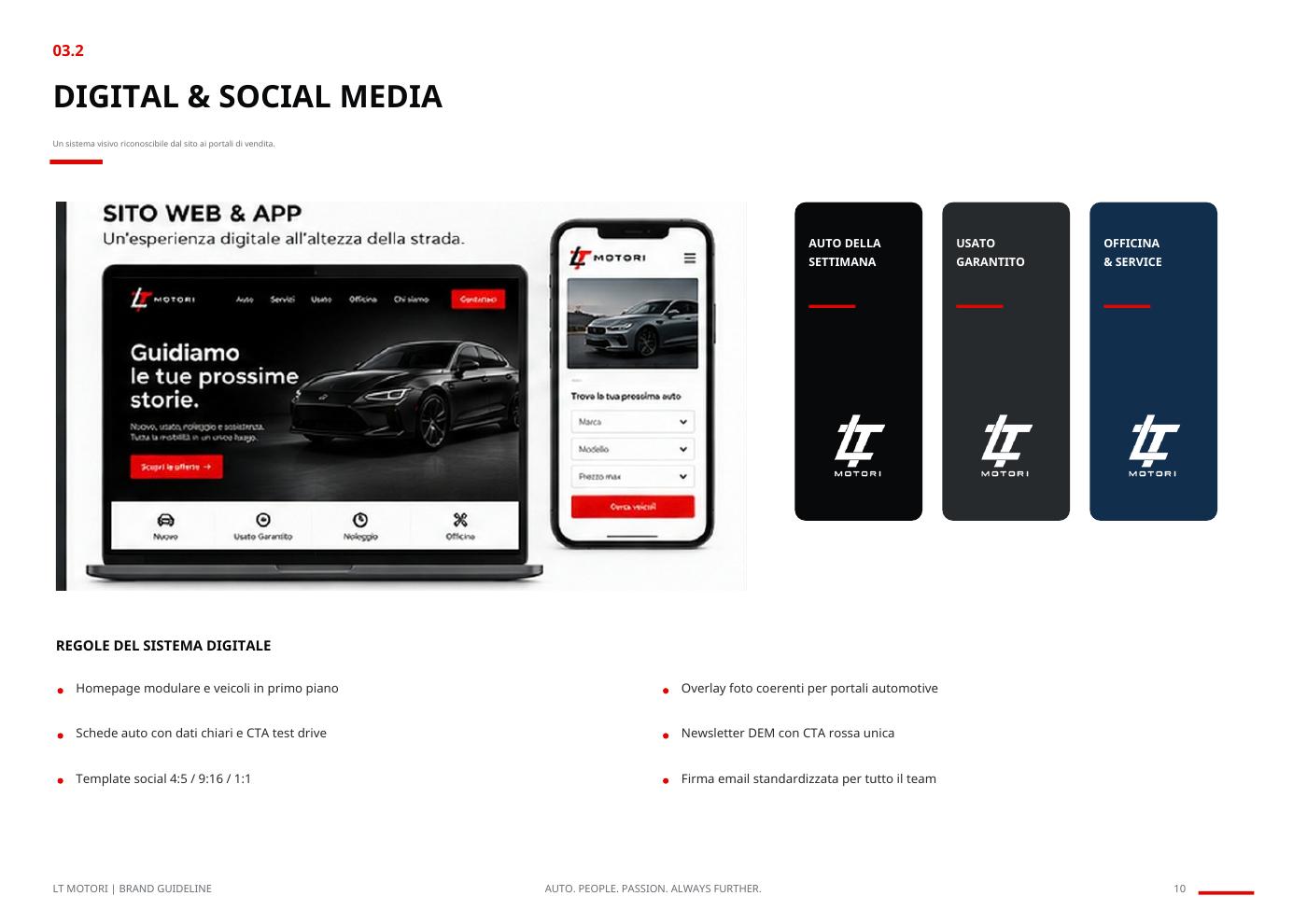 LT Motori: Digital e social